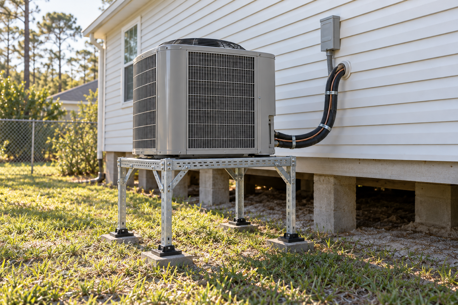AC installation at a Gautier home